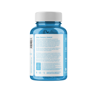 Goli Ashwagandha Zero Sugar  – Gomitas Antiestrés con KSM-66®