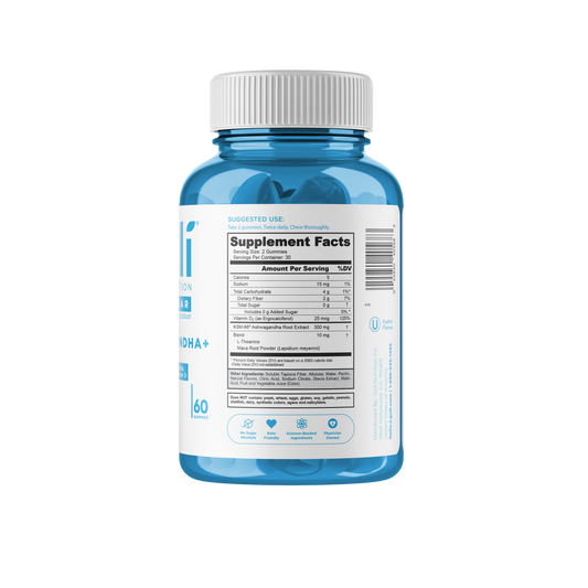 Goli Ashwagandha Zero Sugar  – Gomitas Antiestrés con KSM-66®
